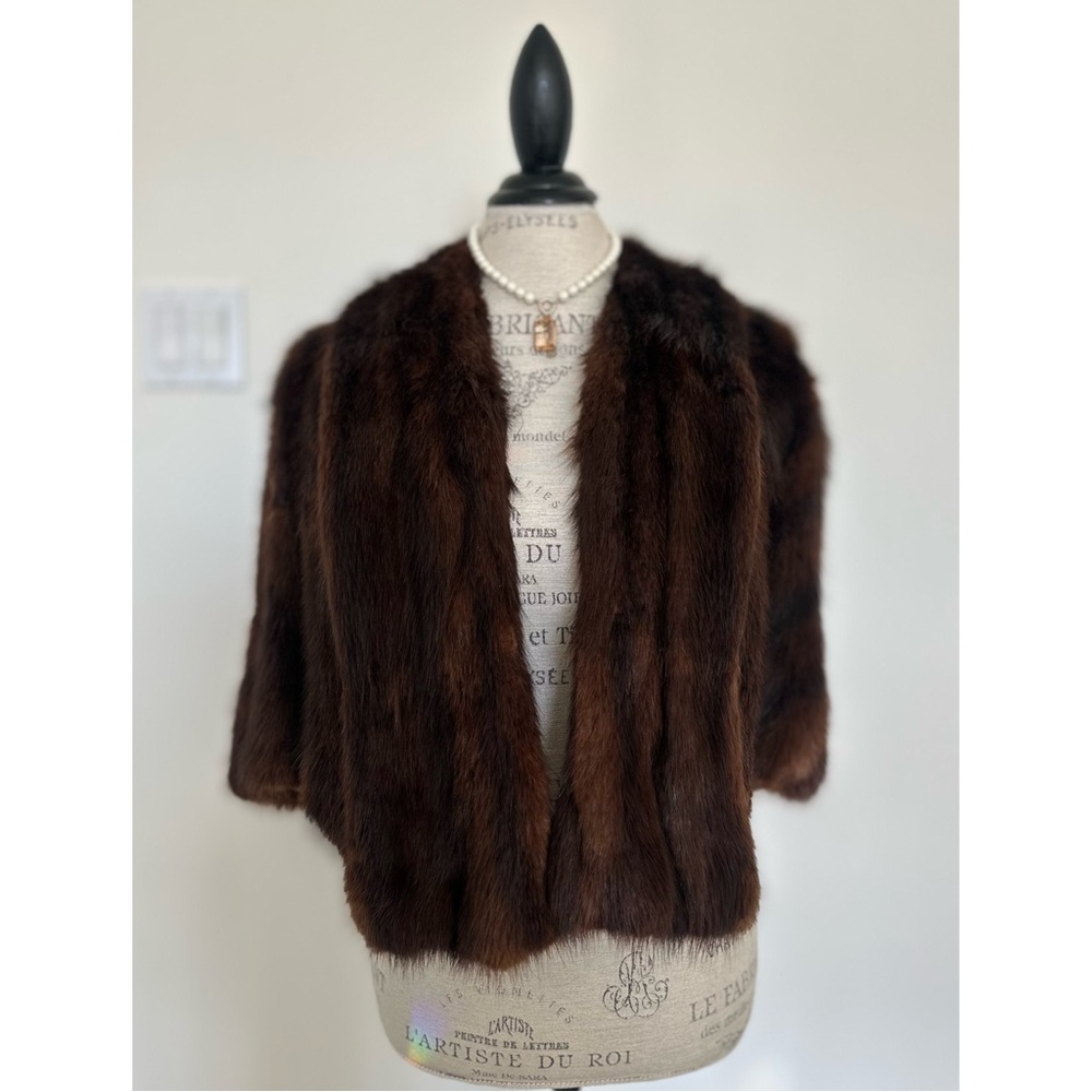 Vintage I.R. Fox New York 146 W 29th Street Fur Stole One Size Mob Wife Glam